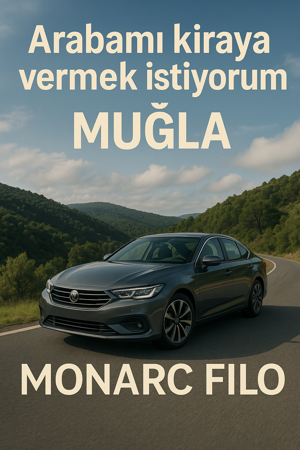 Arabamı kiraya vermek istiyorum Muğla - Monarc Filo ile güvenli araç kiralama