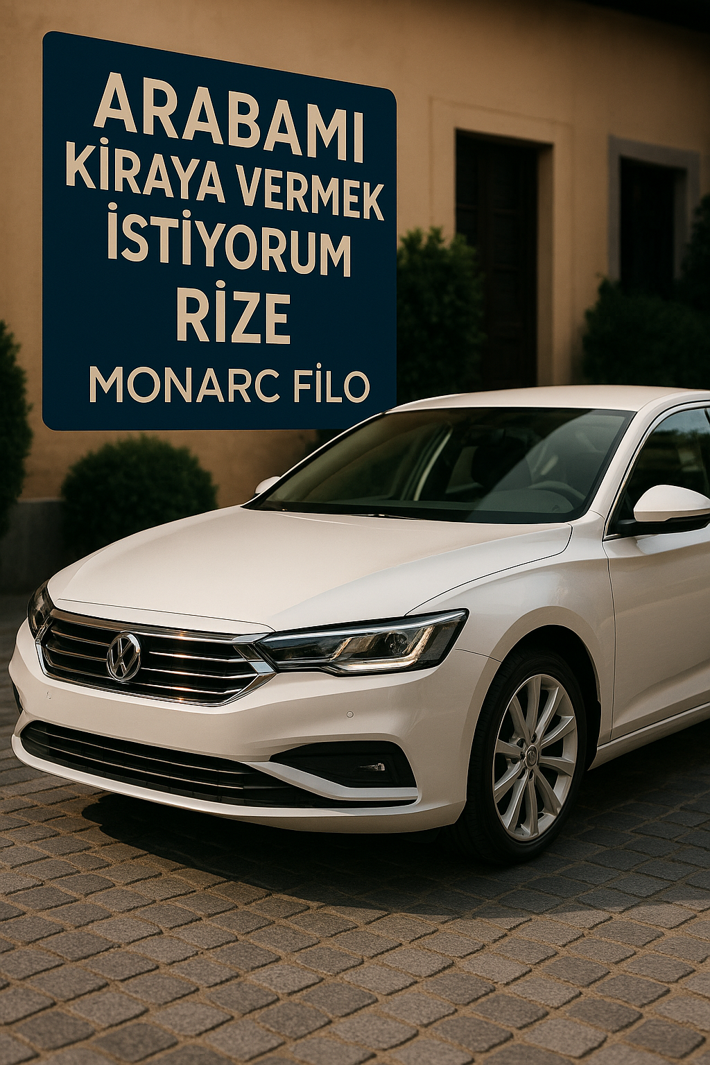 Arabamı kiraya vermek istiyorum Rize - Monarc Filo ile güvenli araç kiralama